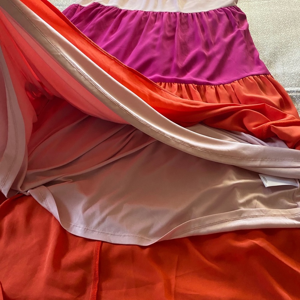 EXPRESS Color Block Maxi Dress - Picture 4 of 8